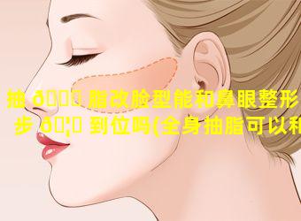 抽 🐝 脂改脸型能和鼻眼整形一步 🦈 到位吗(全身抽脂可以和鼻子眼睛一起做吗)